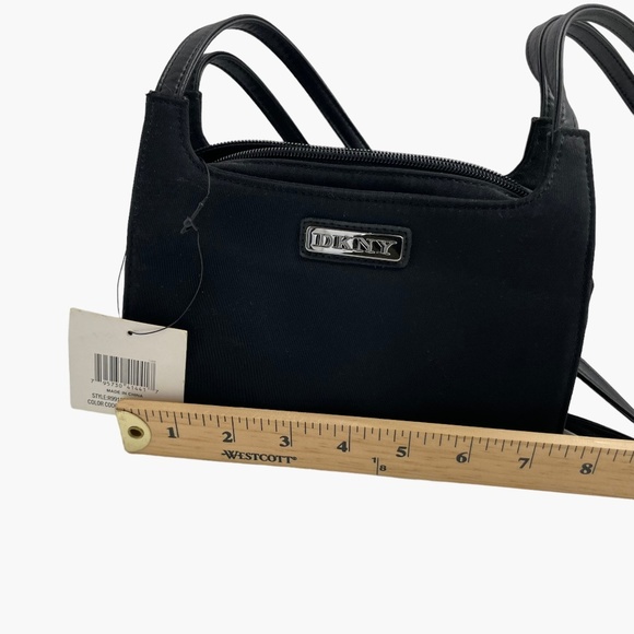 DKNY‎ Black Nylon Mini Crossbody Purse DEAD STOCK - Picture 8 of 10